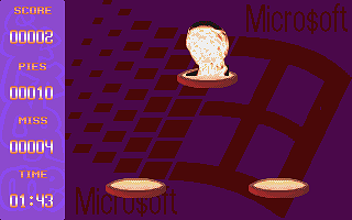Pie Bill Gates atari screenshot